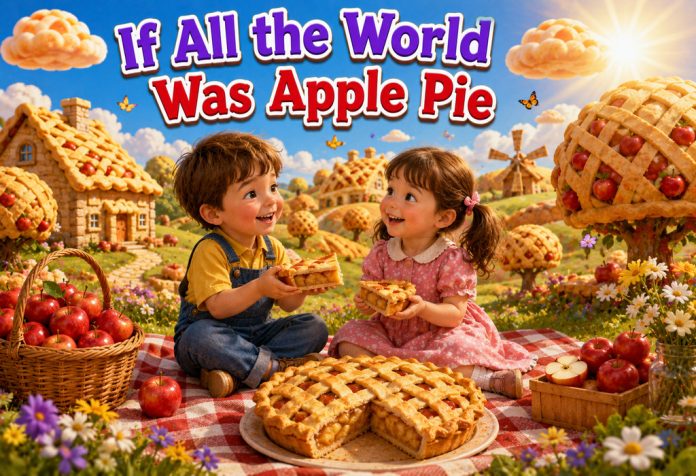 If All the World Was Apple Pie Nursery Rhyme With Lyrics