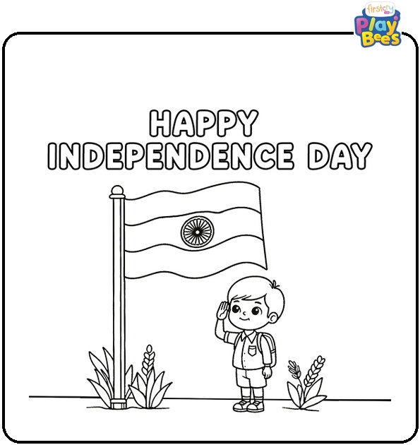 Independence Day Coloring Page