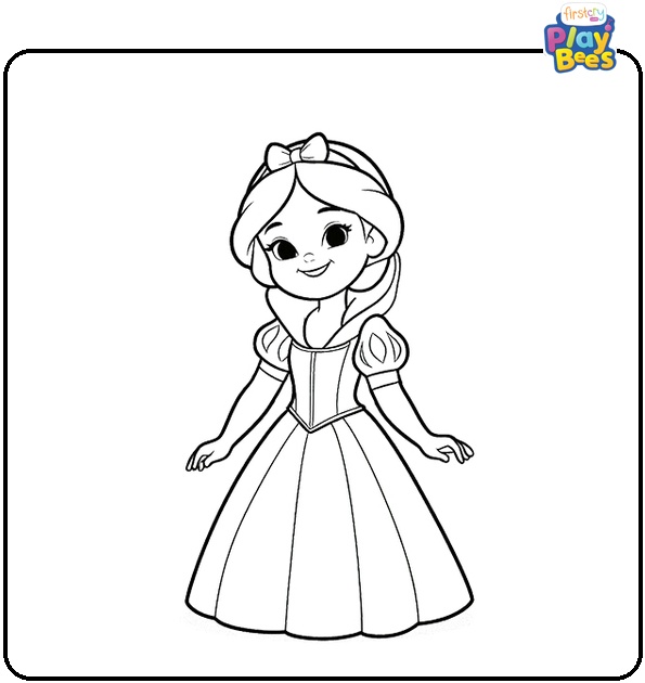 Little Snow White Coloring Page