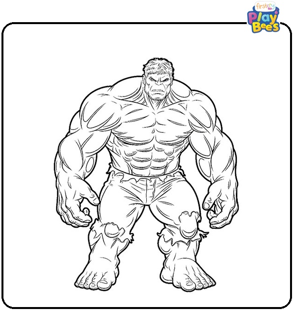 Marvel Cartoon Coloring Page