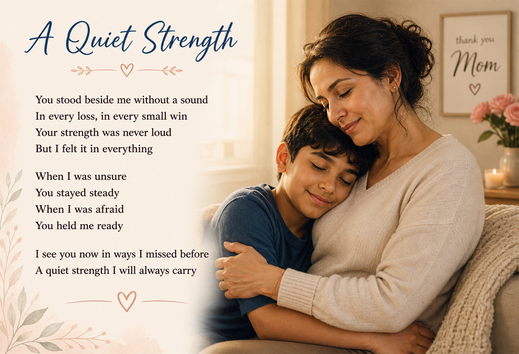 Mother's Day Poem - A Quiet Strength