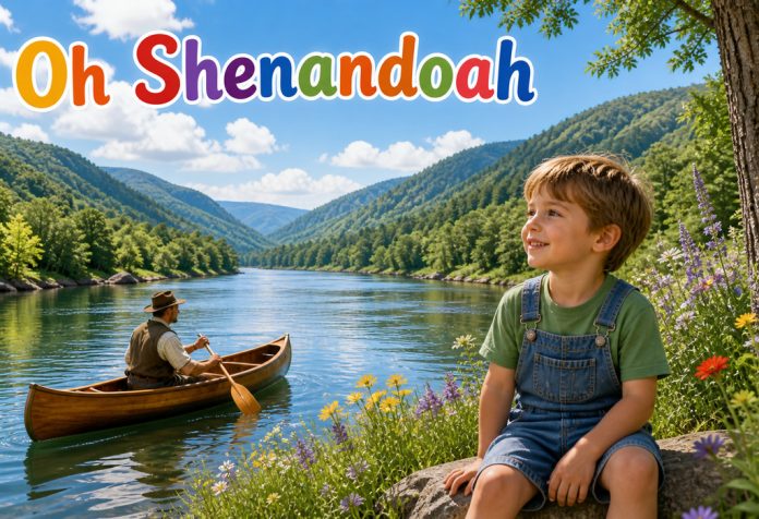 Oh Shenandoah Nursery Rhyme With Lyrics