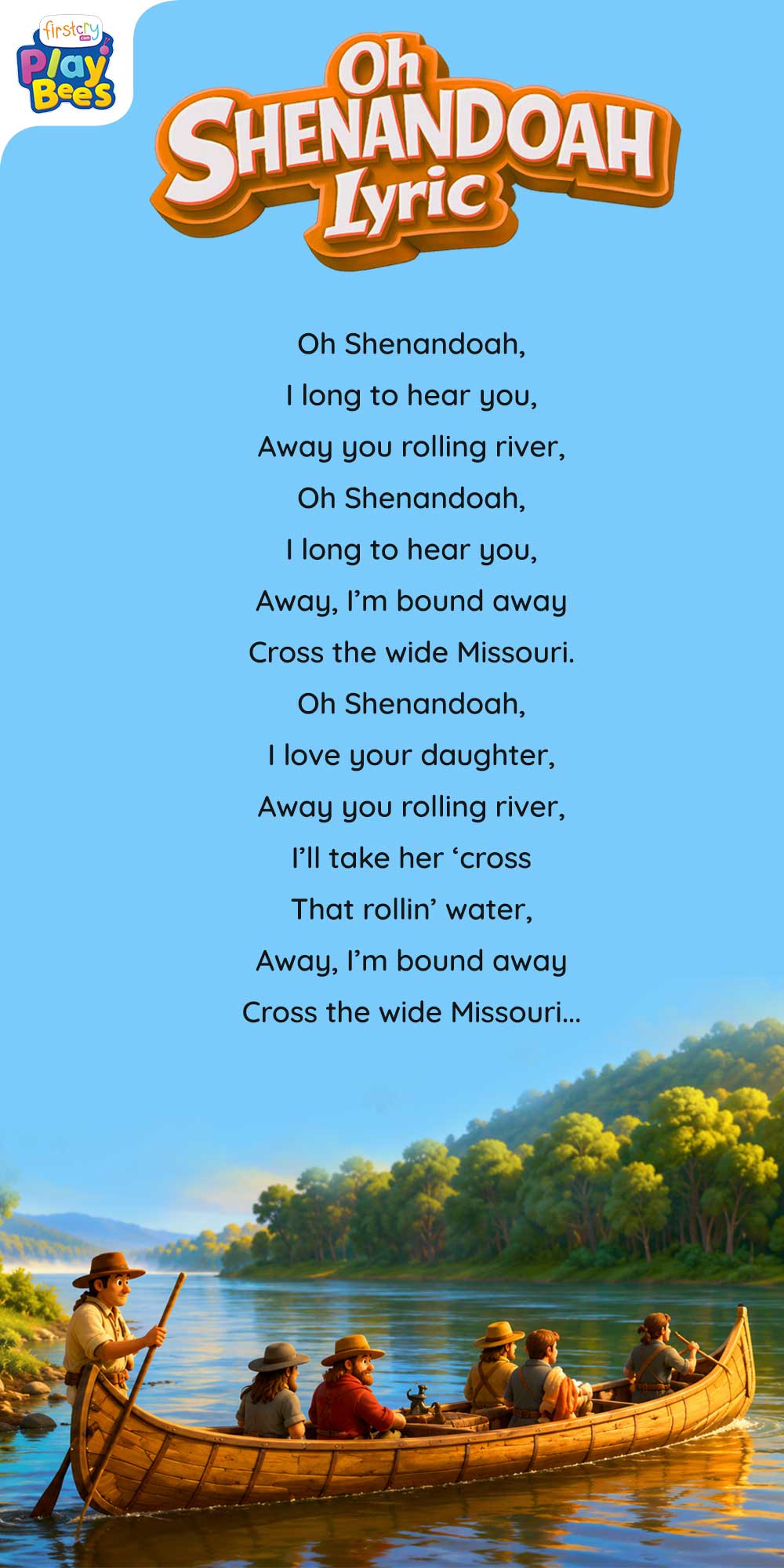 Oh Shenandoah Song Lyrics