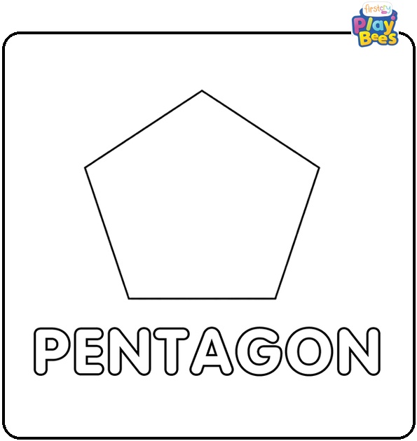 Pentagon Coloring Page