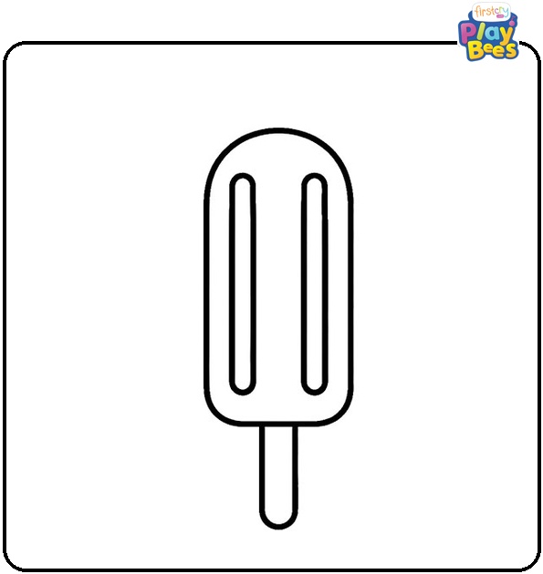 Popsicle Coloring Page Popsicle Coloring Page