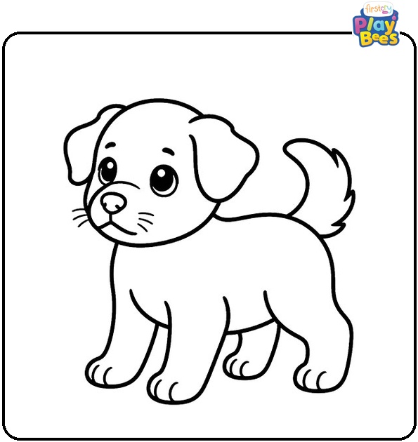 Puppy Coloring Page