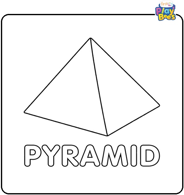 Pyramid Coloring Page