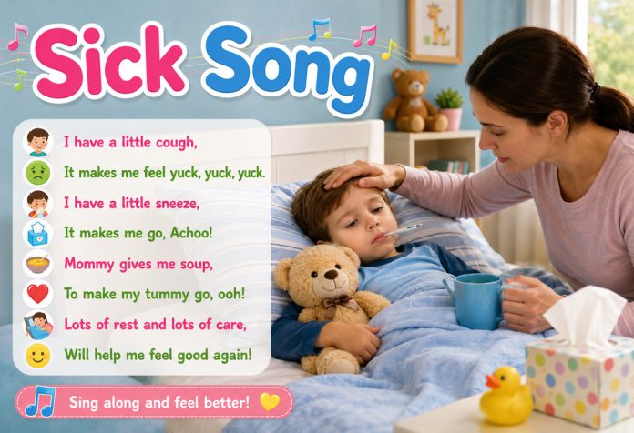 Sick Song Nursery Rhyme With Lyrics