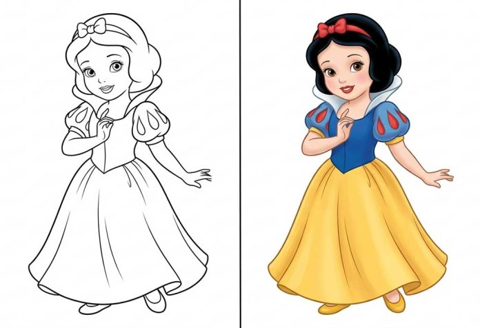 Snow White Coloring Pages – Free Printable Sheets & Pictures