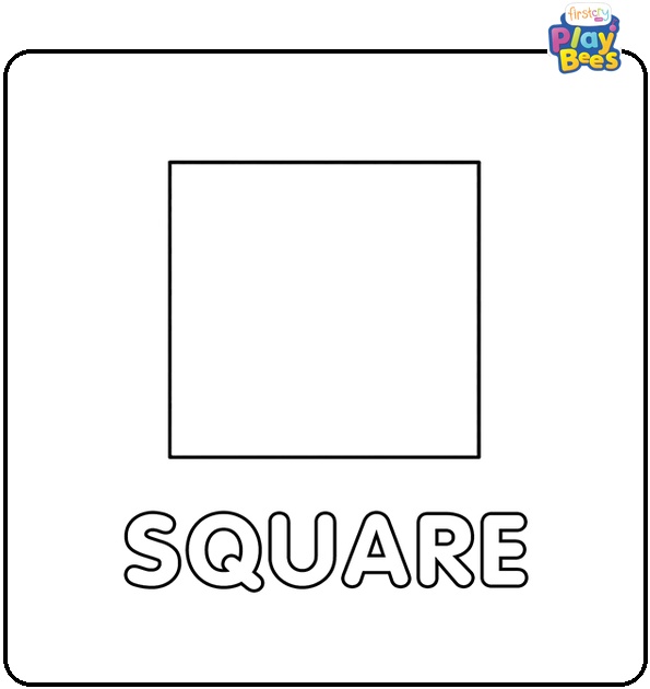 Square Coloring Page