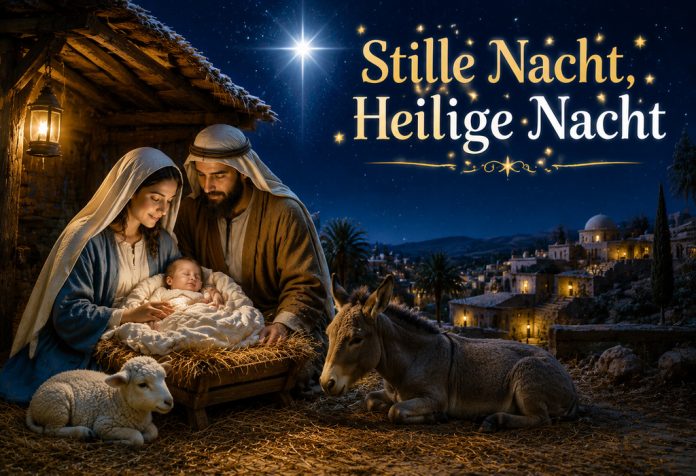 Stille Nacht, Heilige Nacht Nursery Rhyme With Lyrics