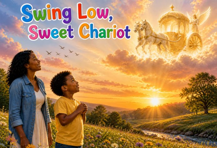 Swing Low, Sweet Chariot Nursery Rhyme With Lyrics