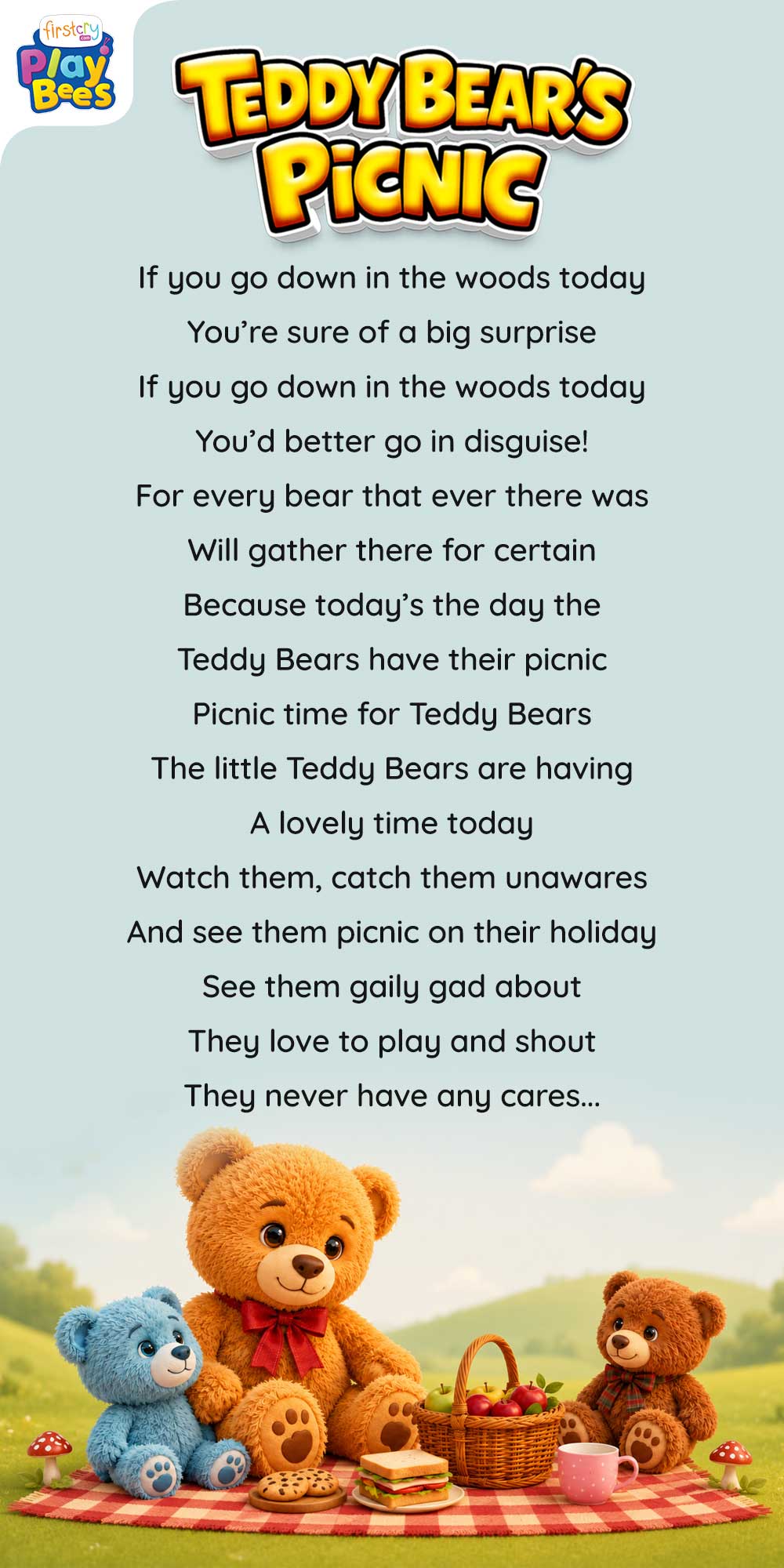 Teddy Bear’s Picnic Song Lyrics
