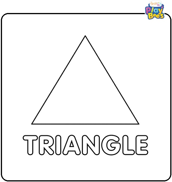 Triangle Coloring Page