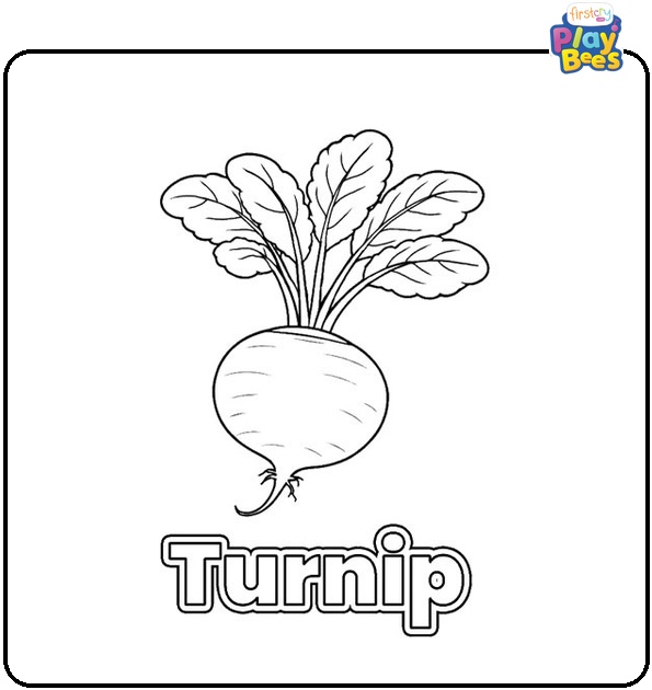 Turnip Coloring Page