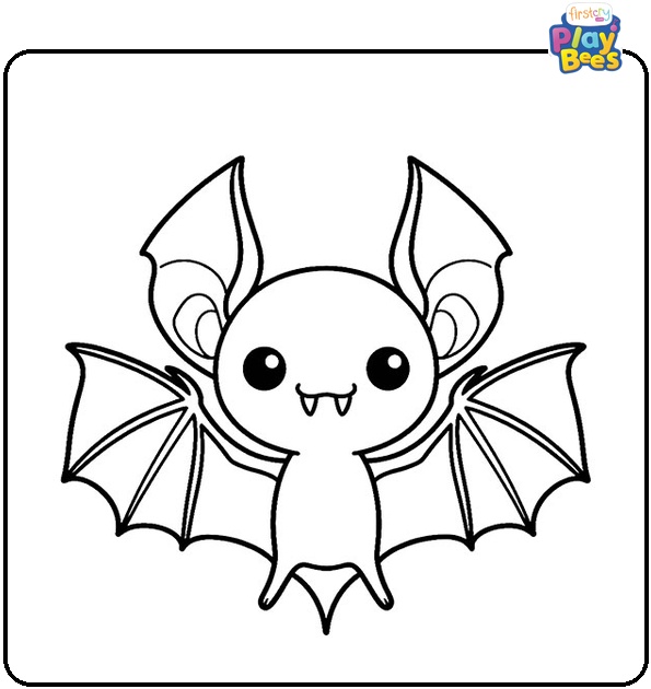 Vampire Bat Coloring Page