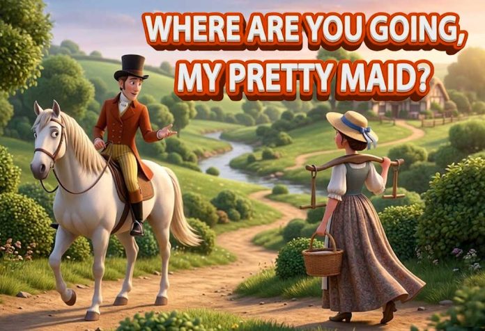 Where Are You Going, My Pretty Maid Nursery Rhyme With Lyrics