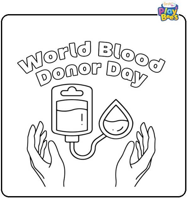 World Blood Donor Day Coloring Page