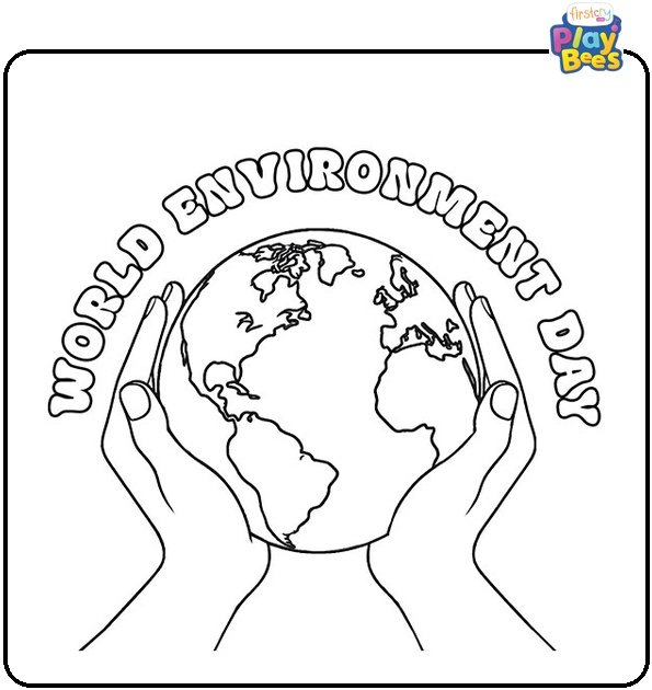 World Environment Day Coloring Page