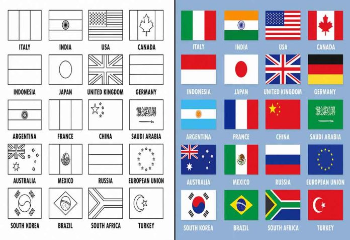 World Flag Coloring Pages – Free Printable Sheets & Pictures