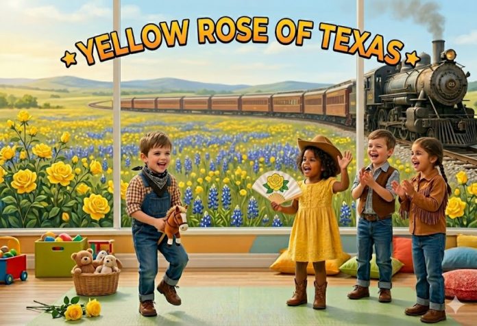 Yellow Rose of Texas Nursery Rhyme With Lyrics