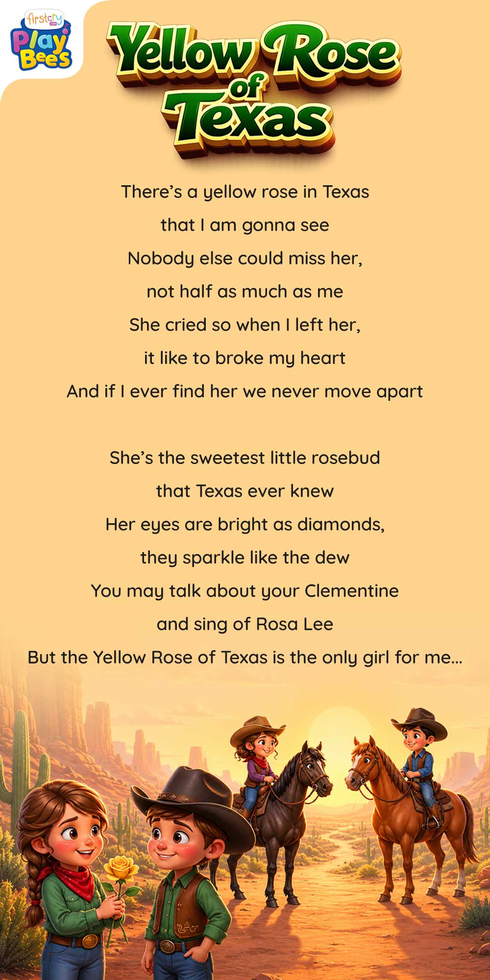 Yellow Rose of Texas Song Lyrics