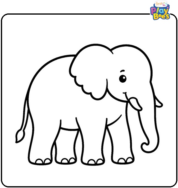 Elephant Coloring Page