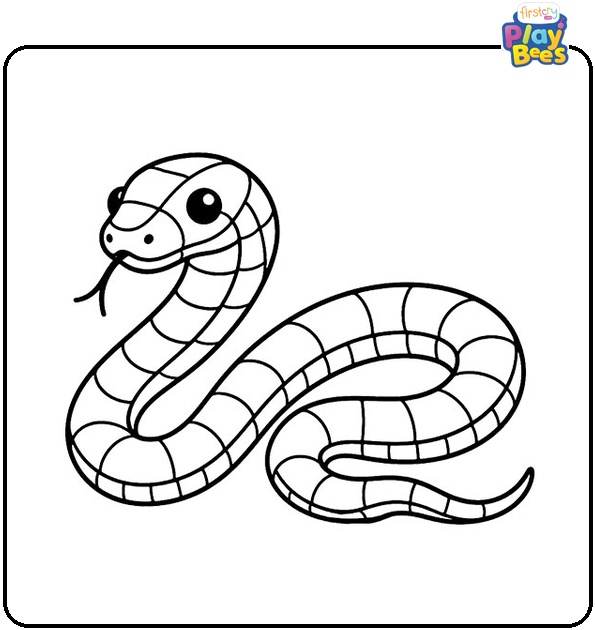 Snake Coloring Page