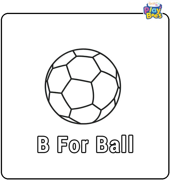 B is for Ball Coloring Page B is for Ball Coloring Page