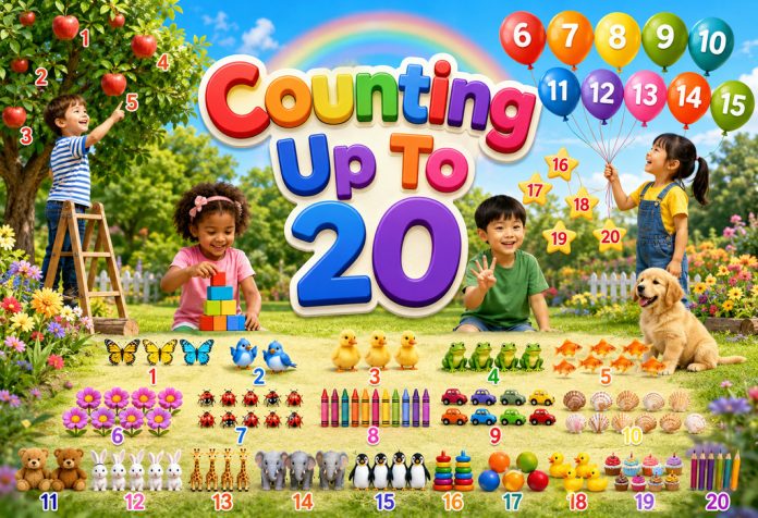 Counting Up To 20 Nursery Rhyme With Lyrics