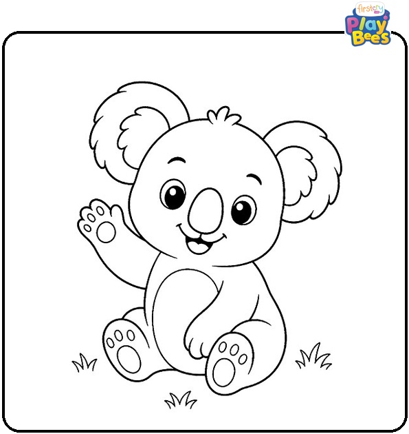 Cute Koala Coloring Page Cute Koala Coloring Page