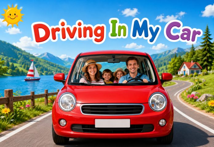 Driving In My Car Nursery Rhyme With Lyrics