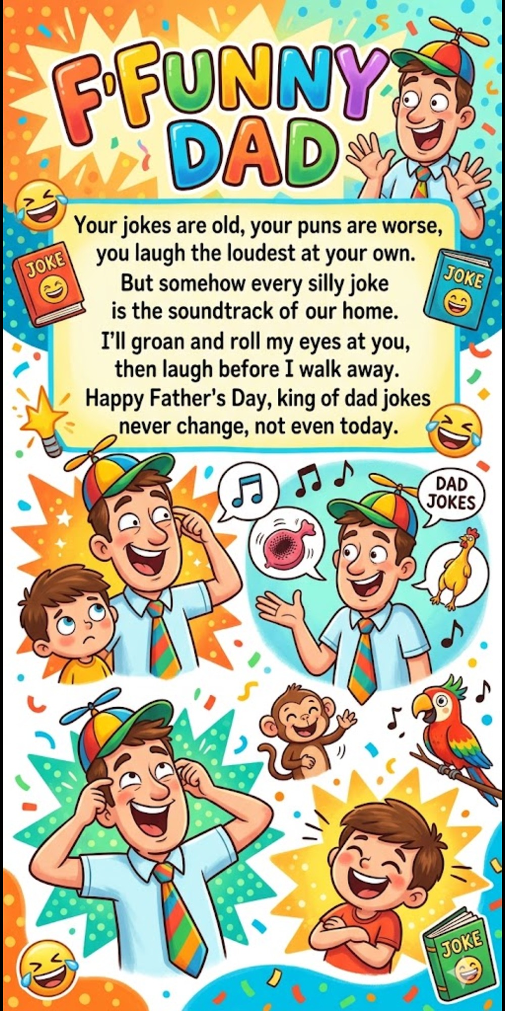 Funny Dad - Father's Day Poem