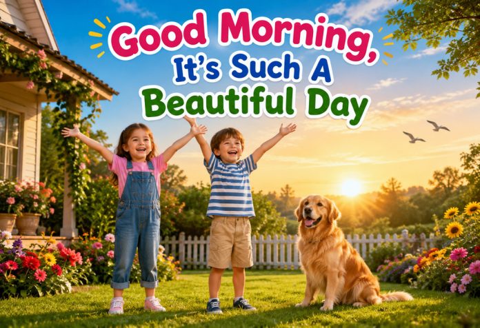 Good Morning, It’s Such A Beautiful Day Nursery Rhyme With Lyrics