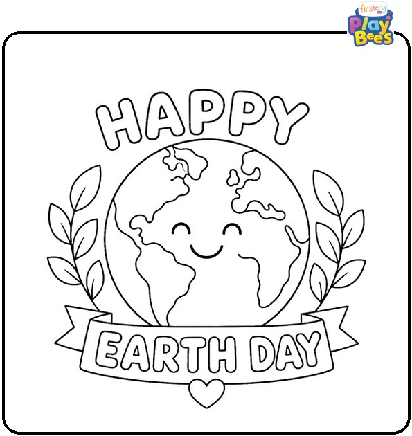 Happy Earth Day Coloring Pages Happy Earth Day Coloring Pages