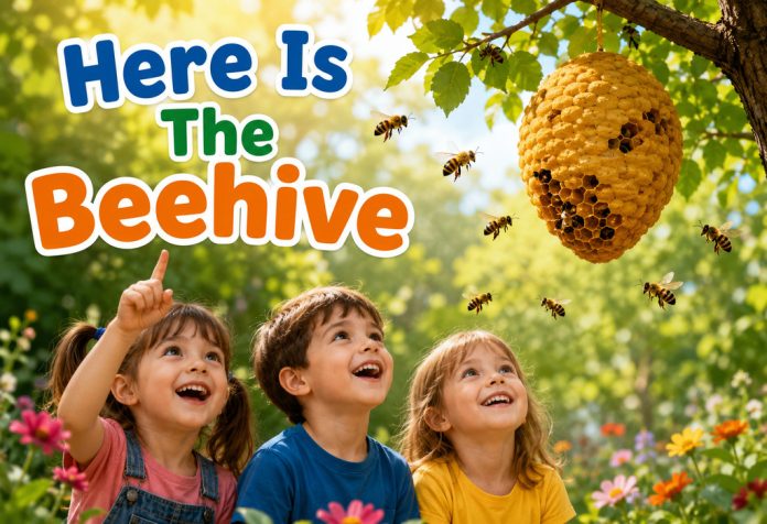 Here Is The Beehive Nursery Rhyme With Lyrics