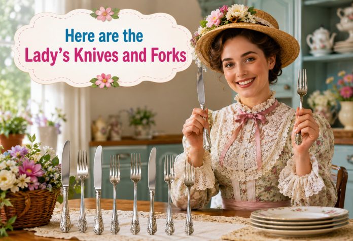 Here are the Lady’s Knives and Forks Nursery Rhyme With Lyrics