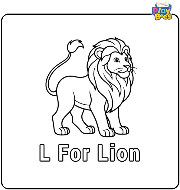 L is for Lion Coloring Page L is for Lion Coloring Page