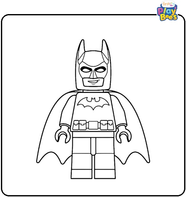 Lego Batman Colouring Page