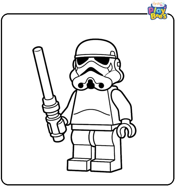 Lego Star Wars Colouring Page