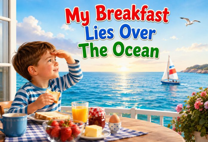 My Breakfast Lies Over The Ocean Nursery Rhyme With Lyrics