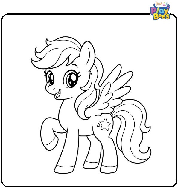 My Little Pony Pegasus Coloring Page My Little Pony Pegasus Coloring Page