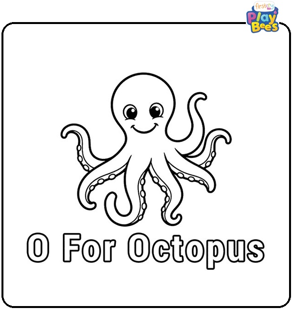 O is for Octopus Coloring Page O is for Octopus Coloring Page