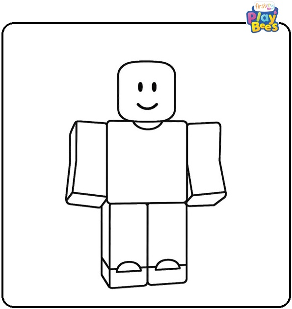 Roblox Character Coloring Page