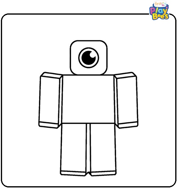 Roblox One Eyed Man Coloring Page