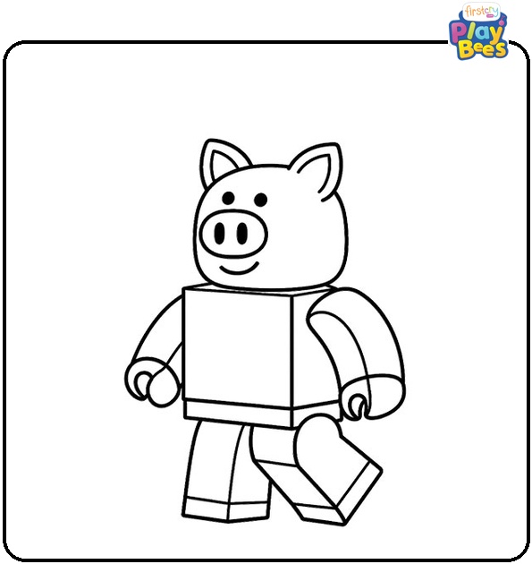 Roblox Piggy Coloring Page