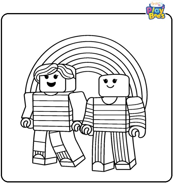 Roblox Rainbow Friends Coloring Page