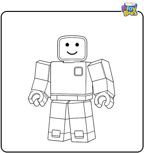 Roblox Robot Coloring Page
