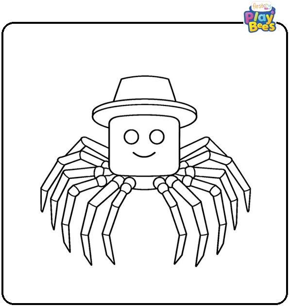 Roblox Spider Coloring Page