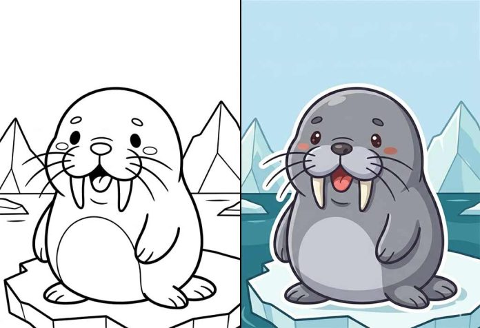 Seal Coloring Pages – Free Printable Worksheets & Pictures